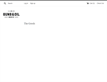Tablet Screenshot of gunsandoil.com